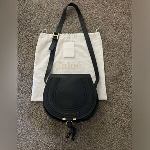 Chloé Medium Marcie Leather Saddle Bag